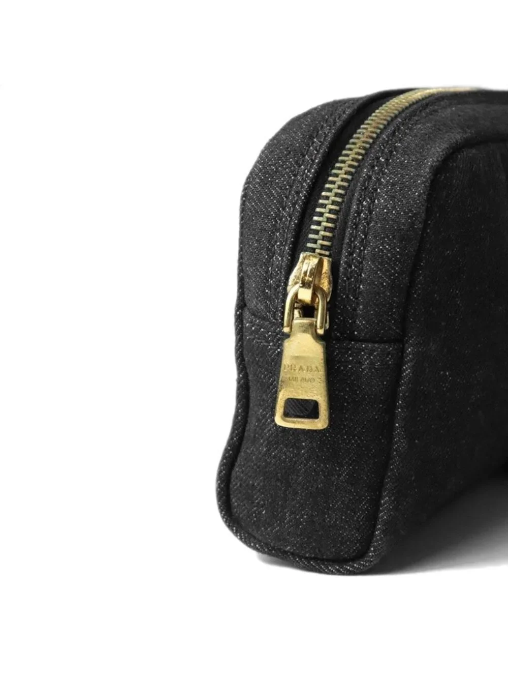 Prada Pouch Denim Black